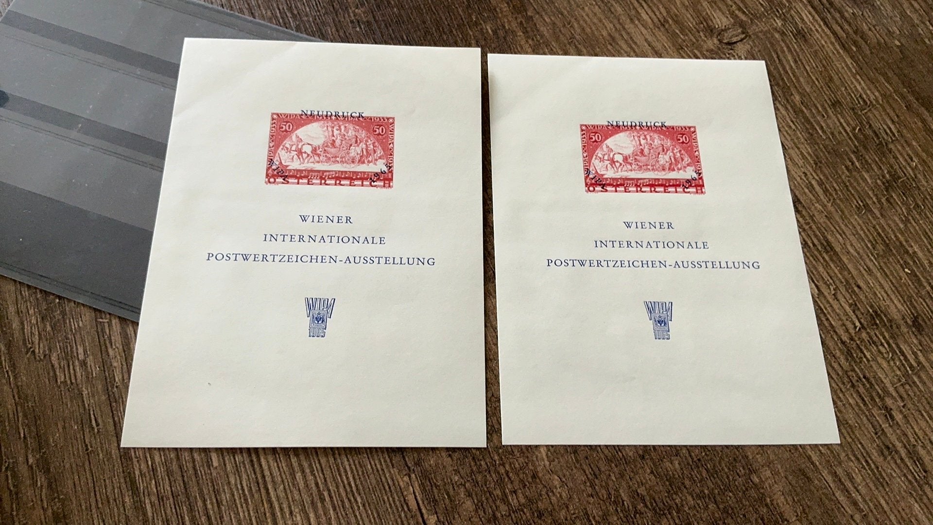 #39 Souvenir velletjes Oostenrijk 1965, Ophalen of Verzenden