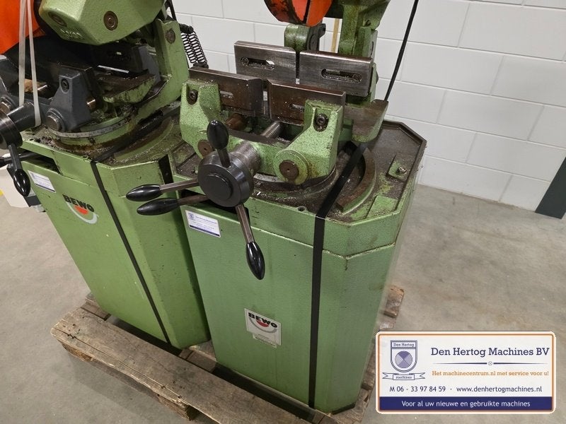 Bewo 315 LT met koeling 100x100mm twee snelheden RVS staal, Ophalen, Gebruikt, Bewo, Afkortzaag