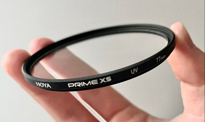 Hoya Prime XS UV-filter 77mm, UV-filter, Ophalen of Verzenden, Zo goed als nieuw, 70 tot 80 mm