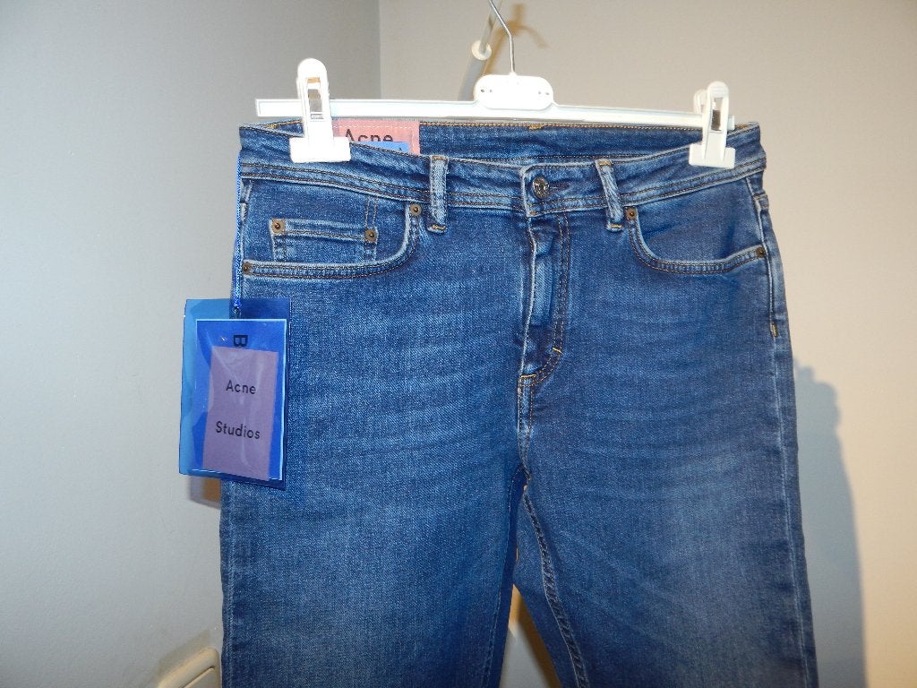 Acne jeans blauw nieuw met labels zakken mt 30/32, Acne Studios, Blauw, Nieuw, Ophalen of Verzenden