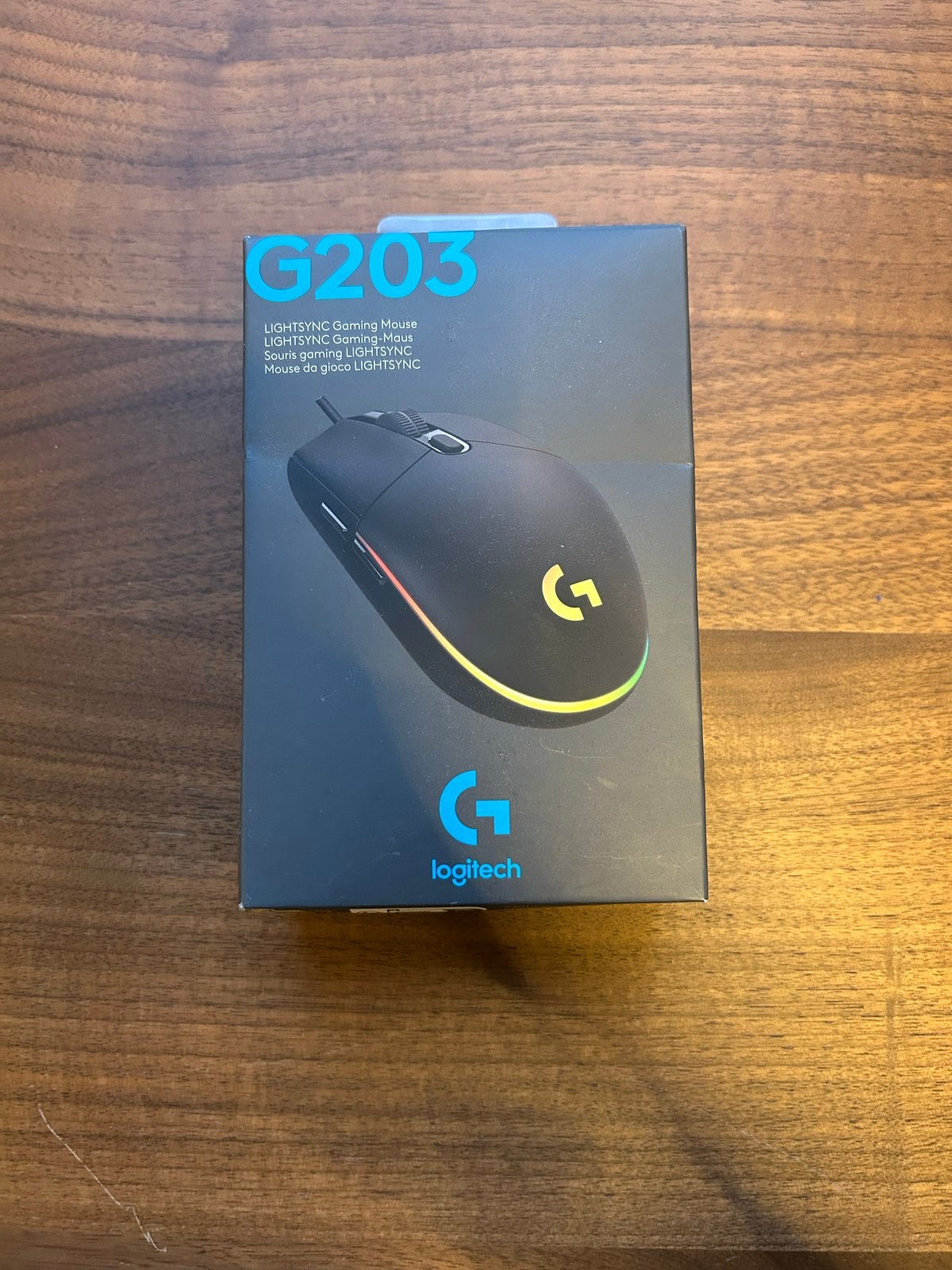 Logitech G203 LIGHTSYNC Gaming Muis - Gebruikt, Computers en Software, Muizen, Ophalen, Muis, Gebruikt, Gaming muis