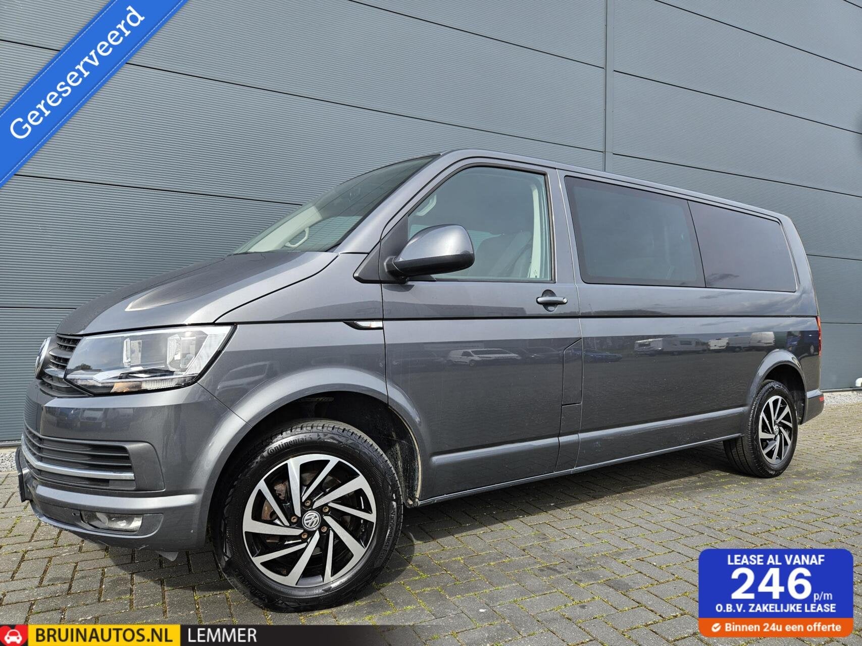 Volkswagen Transporter 2.0 TDI L2H1 DC LM Airco Cruise Euro6, Auto's, Gebruikt, Euro 6, 4 cilinders, Volkswagen
