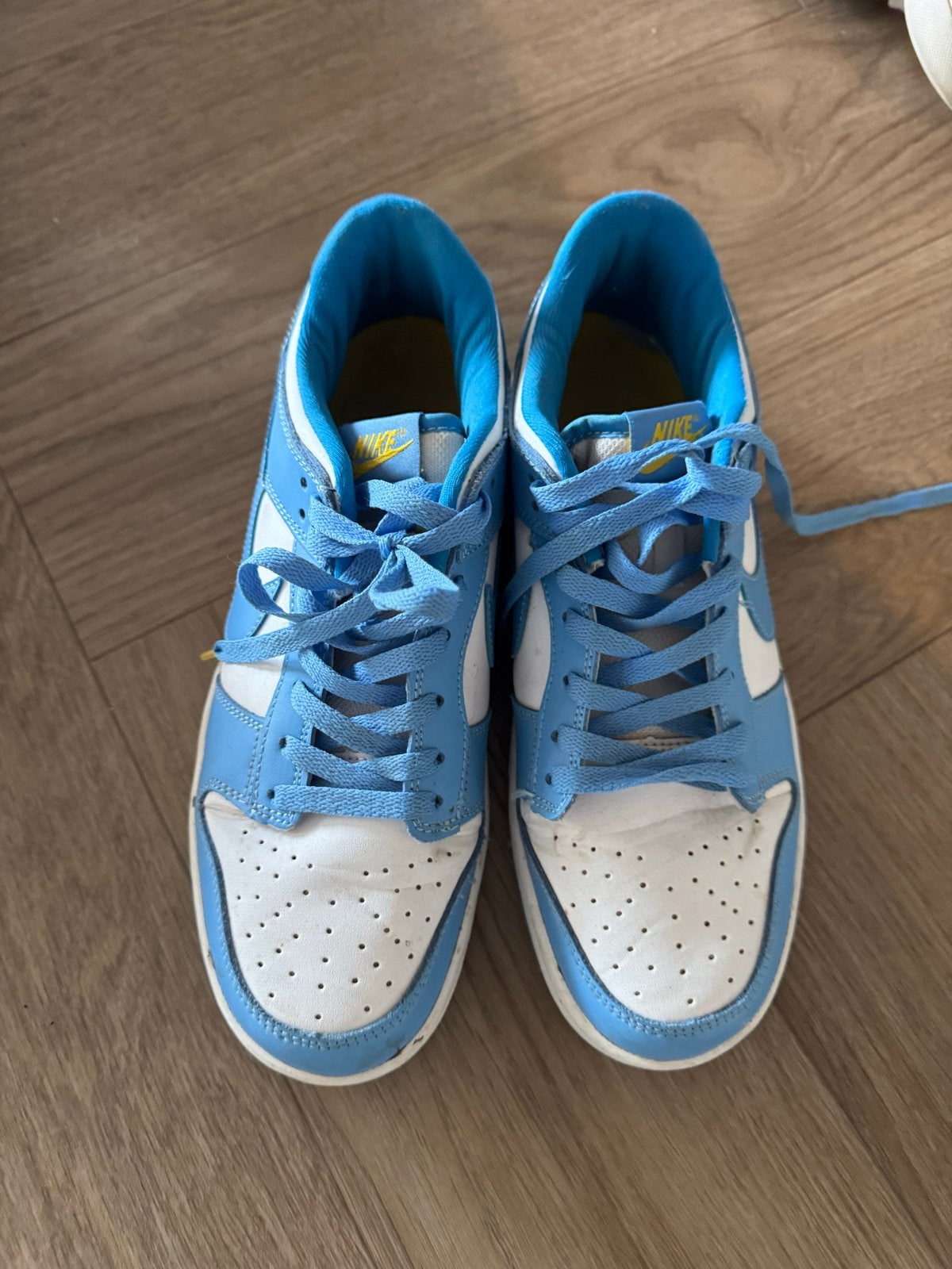 Nike Dunk Low UNC - Maat 43, Ophalen of Verzenden, Gedragen, Blauw, Sneakers of Gympen