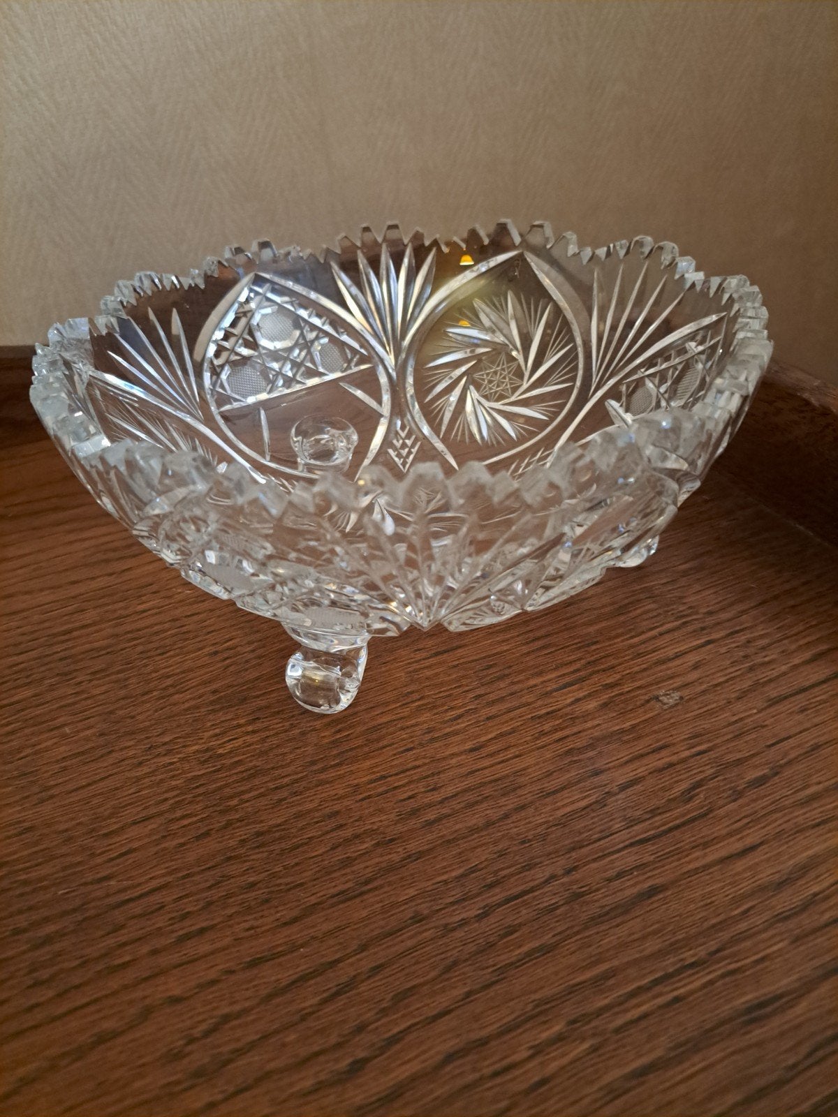 Mooie spullen van kristal, fruitschaal, karaf enz, Ophalen of Verzenden