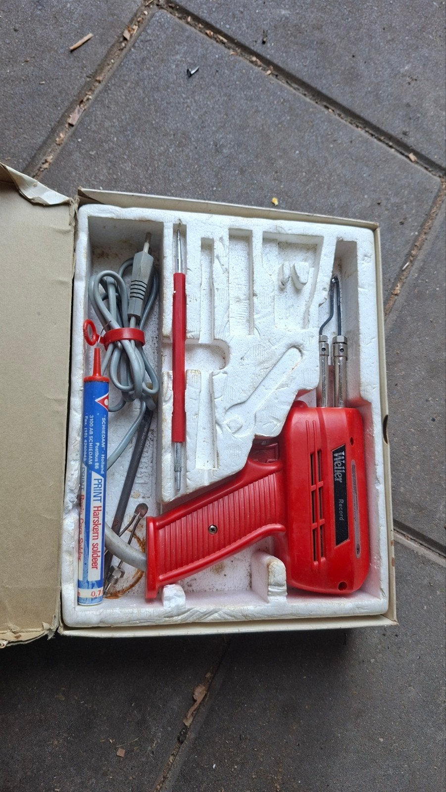 Weller Soldeerpistool Record 8100CK - Vintage, Ophalen of Verzenden, Gebruikt, Overige typen, Overige merken