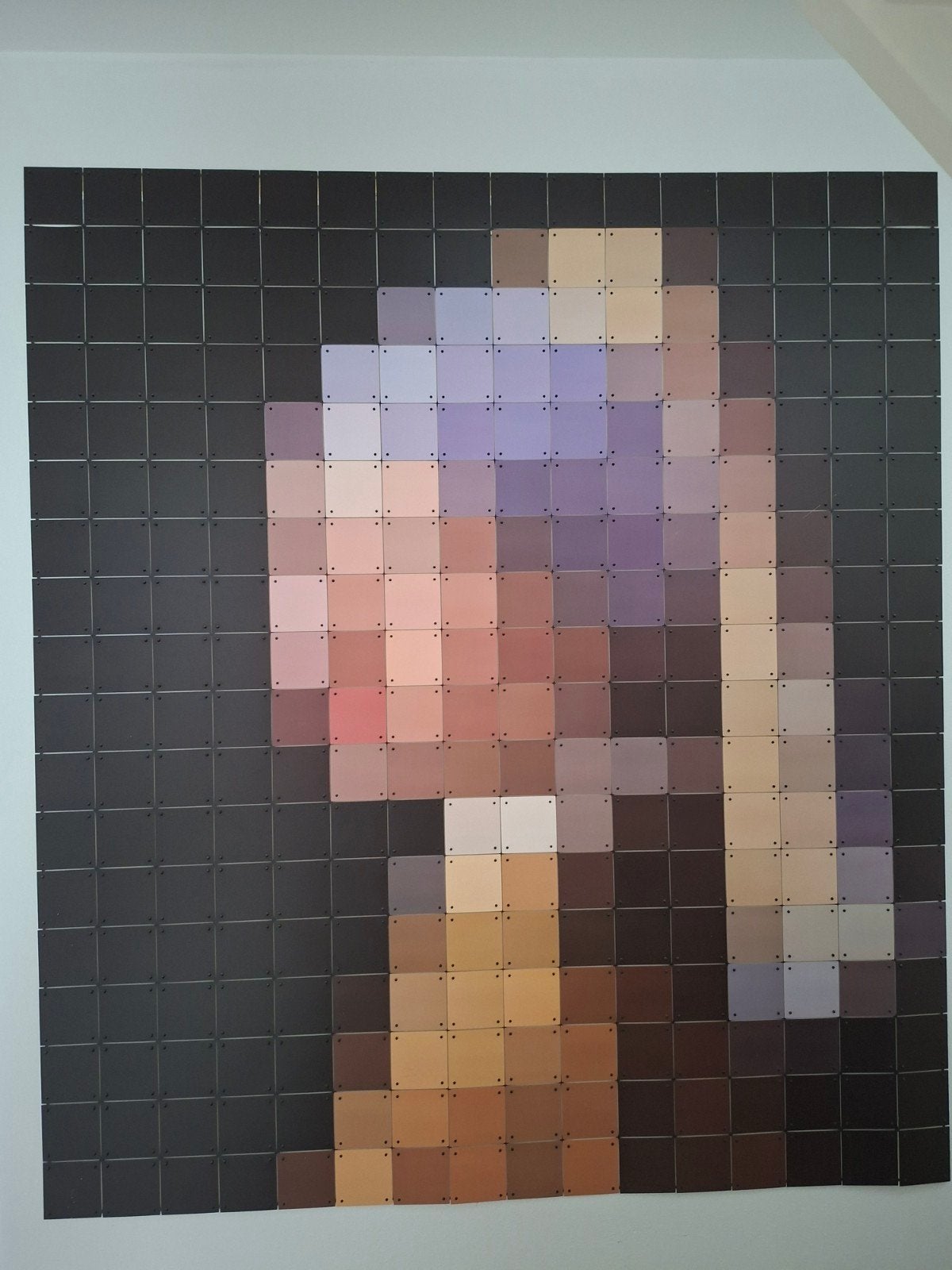 IXXI Meisje met de parel wanddecoratie 156x178cm, Meerkleurig, Papier/karton, Ophalen of Verzenden, Zo goed als nieuw