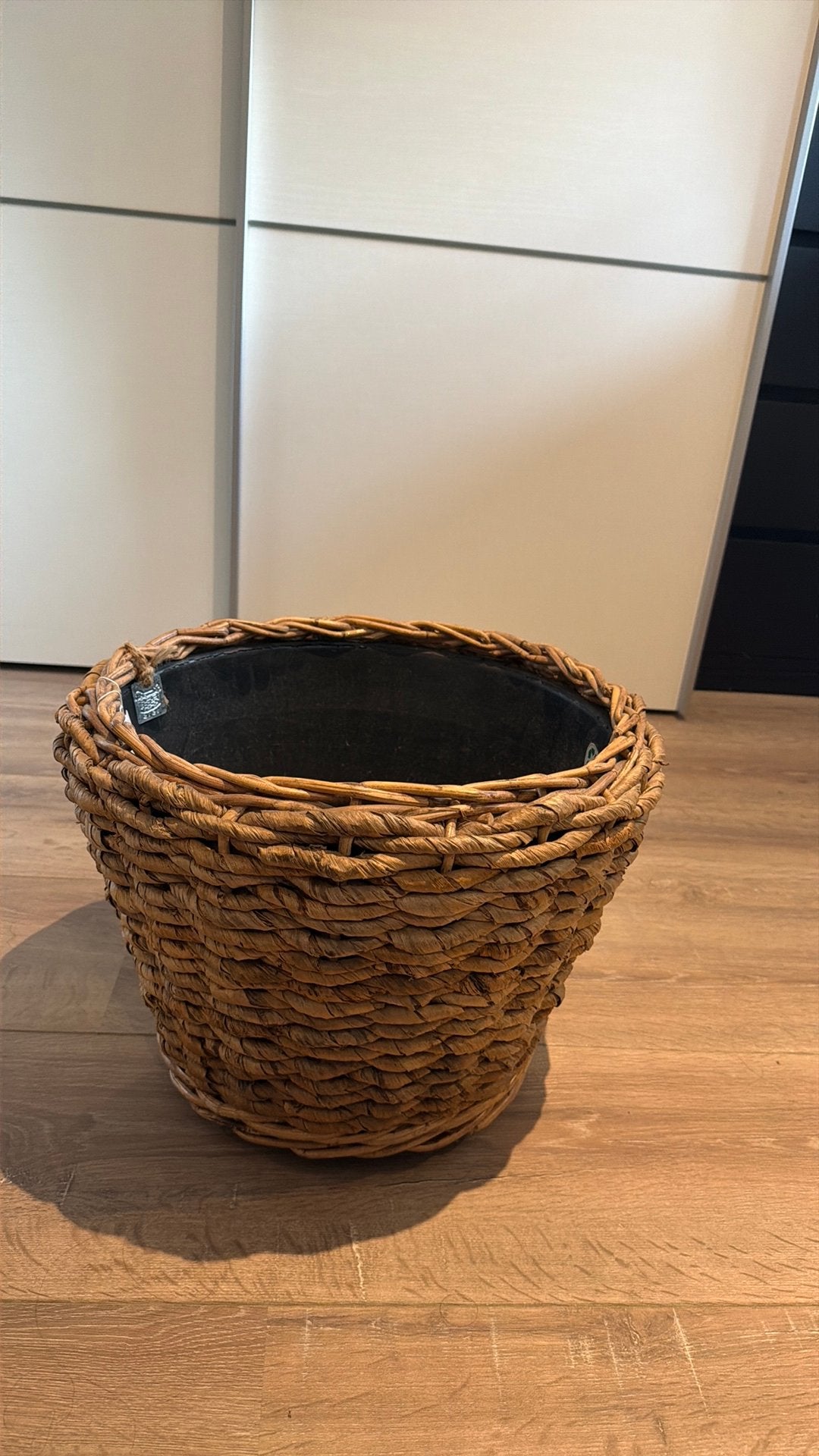 Grote drypot bloemenpot | plantenpot, Ophalen, Zo goed als nieuw, Rond, Riet