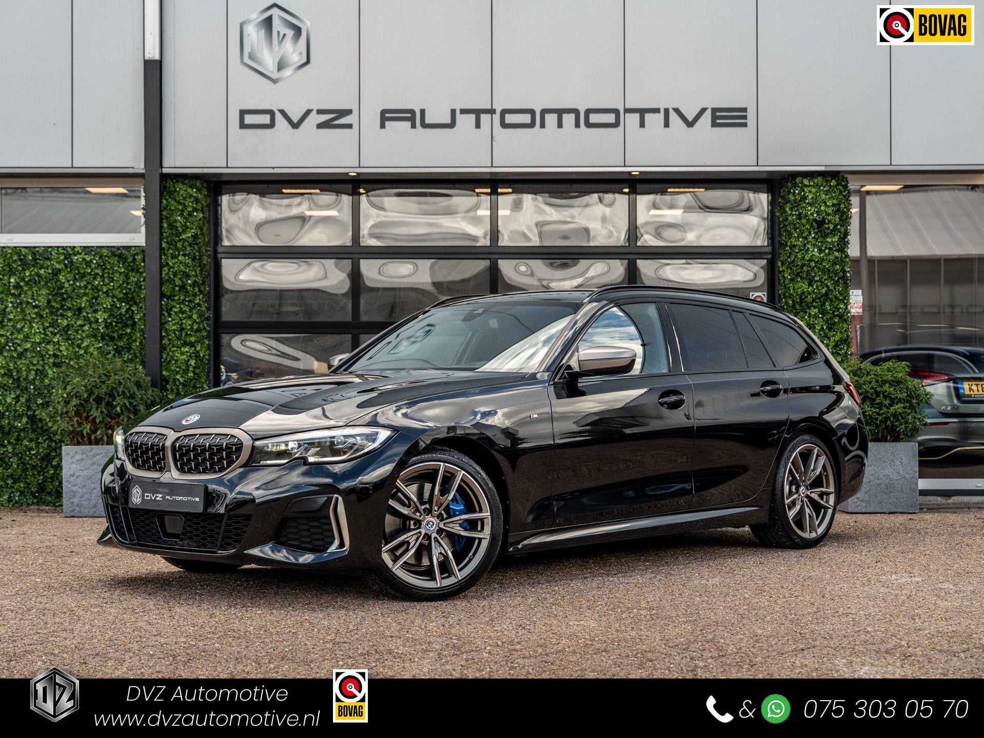 BMW 3-serie Touring M340i xDrive 374PK | ACC | Memory | HUD, Auto's, 1780 kg, Met garantie (alle), Zwart, Vierwielaandrijving