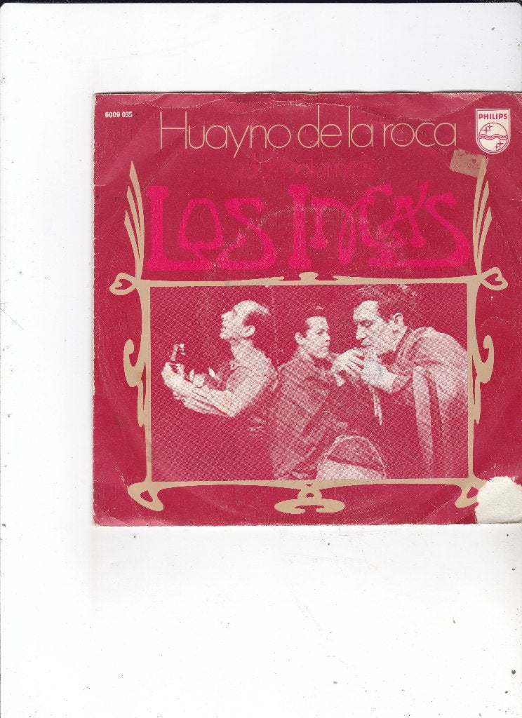 7" Single Los Inca's - Huayno de la roca, Ophalen of Verzenden, Gebruikt, 7 inch, Pop