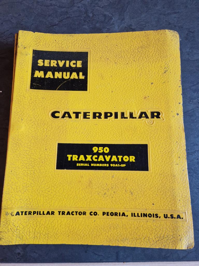 Caterpillar 950 Traxcavator Service Manual, Ophalen of Verzenden, Gelezen, Werktuigbouwkunde, Caterpillar Tractor Co.