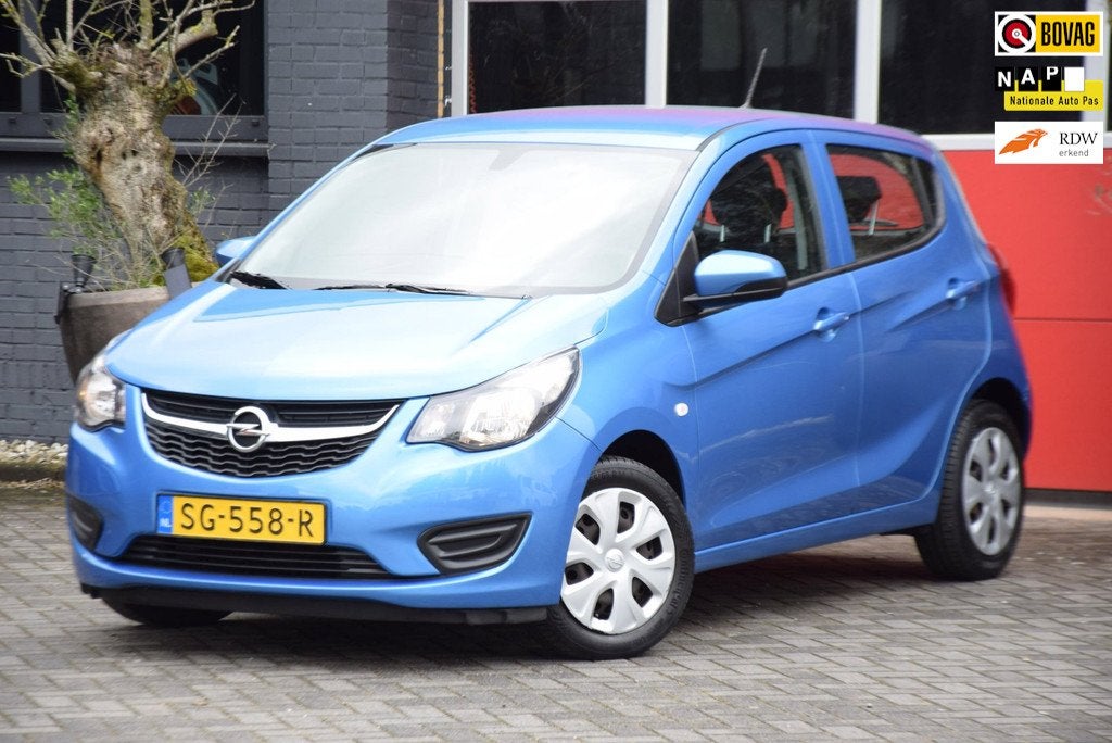 Opel KARL 1.0 ecoFLEX Edition 2018 Airco Cruise control Blue, Auto's, Opel, Voorwielaandrijving, 839 kg, Stof, Blauw