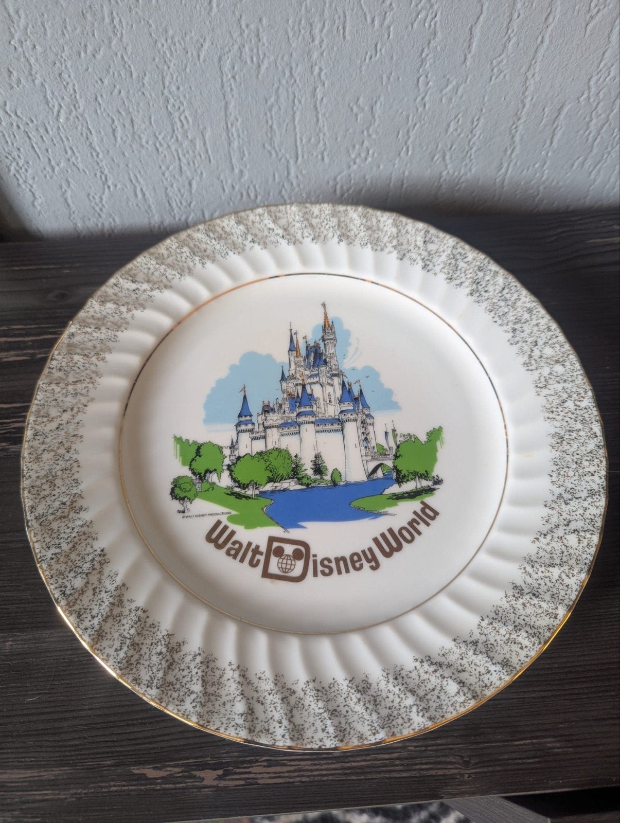 Vintage Walt Disney World Decoratieve Wandplaat, Antiek en Kunst, Ophalen of Verzenden