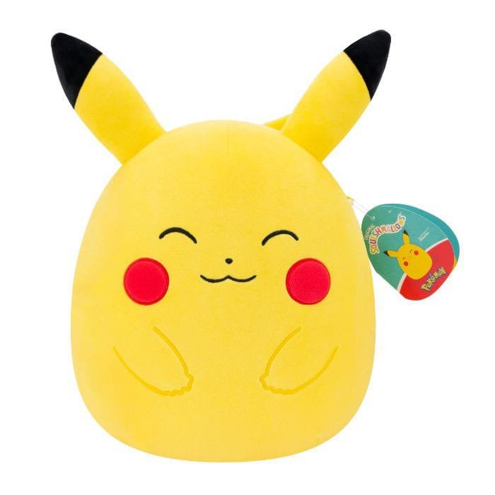 Pokémon x Squishmallows – Happy Pikachu Pluche (25 cm), Pokemon, Verzenden, Overige typen, Nieuw