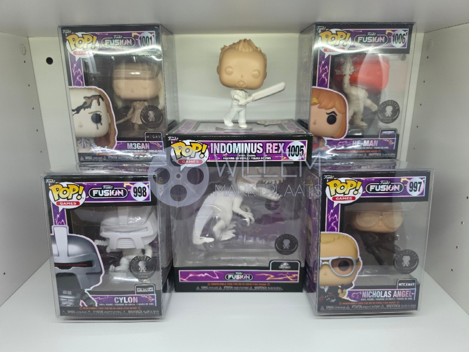 Unieke Funko Pop Prototype Set van 6 Figuren - Zeldzaam!, Ophalen, Zo goed als nieuw