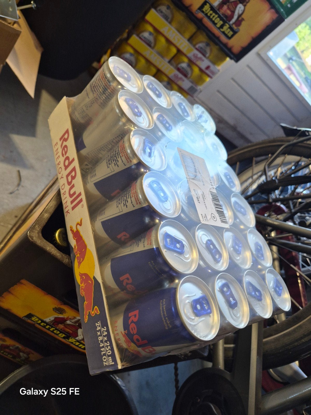 red bull, Ophalen