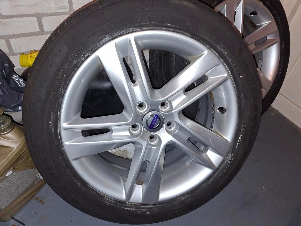 Volvo 16 17 inch velgen meerdere setjes 65.1 v60 v70 s70 s60, Ophalen, Gebruikt, Banden en Velgen, 17 inch