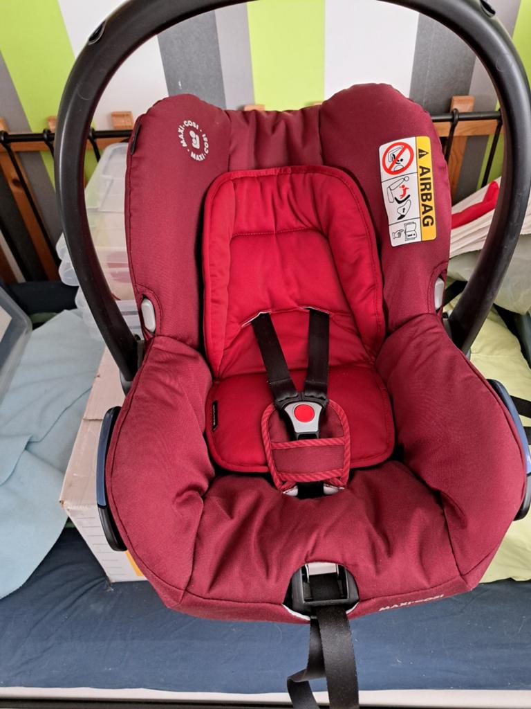 Maxi-Cosi Citi autostoel 0-13 kg - Robijnrood, Ophalen, Autogordel, Zijbescherming, Zo goed als nieuw