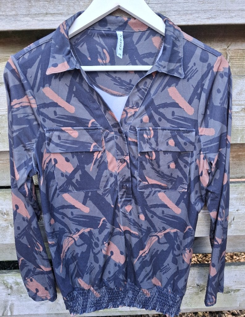 Zoso Blouse Travelstof Maat XS, Zwart, Ophalen of Verzenden, Zo goed als nieuw, Maat 34 (XS) of kleiner