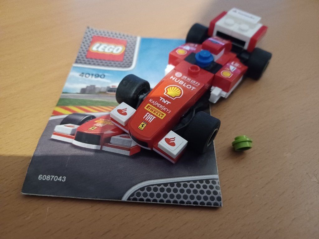 LEGO 40190 Ferrari F138, Gebruikt, Lego, Inclusief instructies, Ophalen of Verzenden