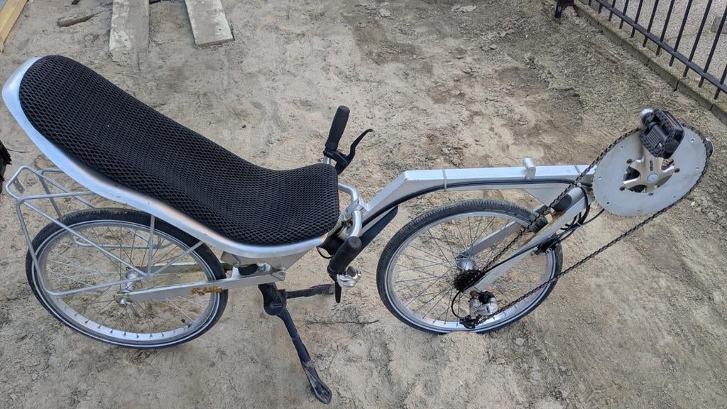 Flevobike ligfiets, Fietsen en Brommers, Fietsen | Ligfietsen, Ophalen, Gebruikt, Onderstuur, Flevobike