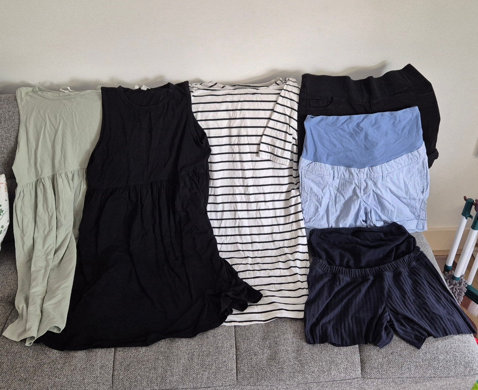 Zwangerschapsjurken en short maat s/m., Ophalen of Verzenden, Gedragen, Maat 38/40 (M)