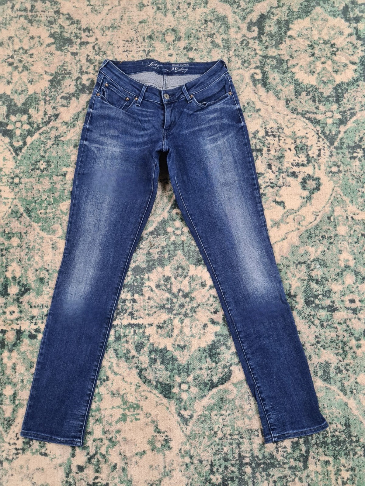 Levi's bold curve skinny W29 L32 Dames Tulsi2932 Low-rise, Blauw, Ophalen of Verzenden, Zo goed als nieuw, W28 - W29 (confectie 36)