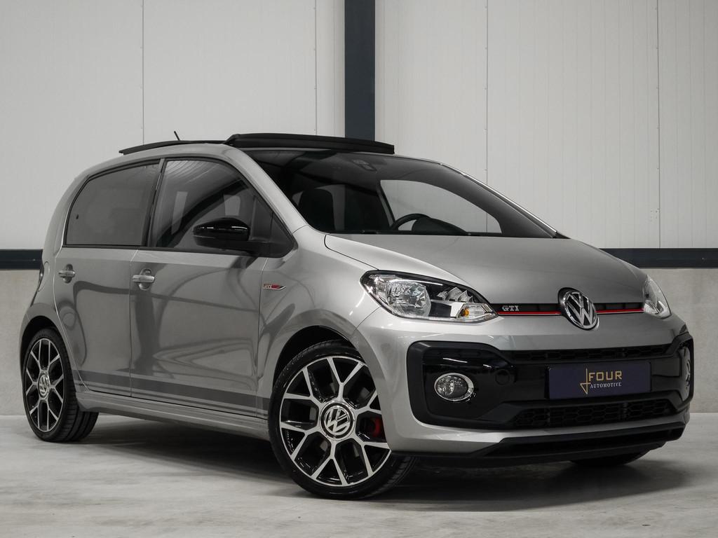 Volkswagen Up! 1.0 TSI GTI | 140pk | Fox Dual Pipe | Panoram, 970 kg, Stof, Gebruikt, Automatische klimaatregeling