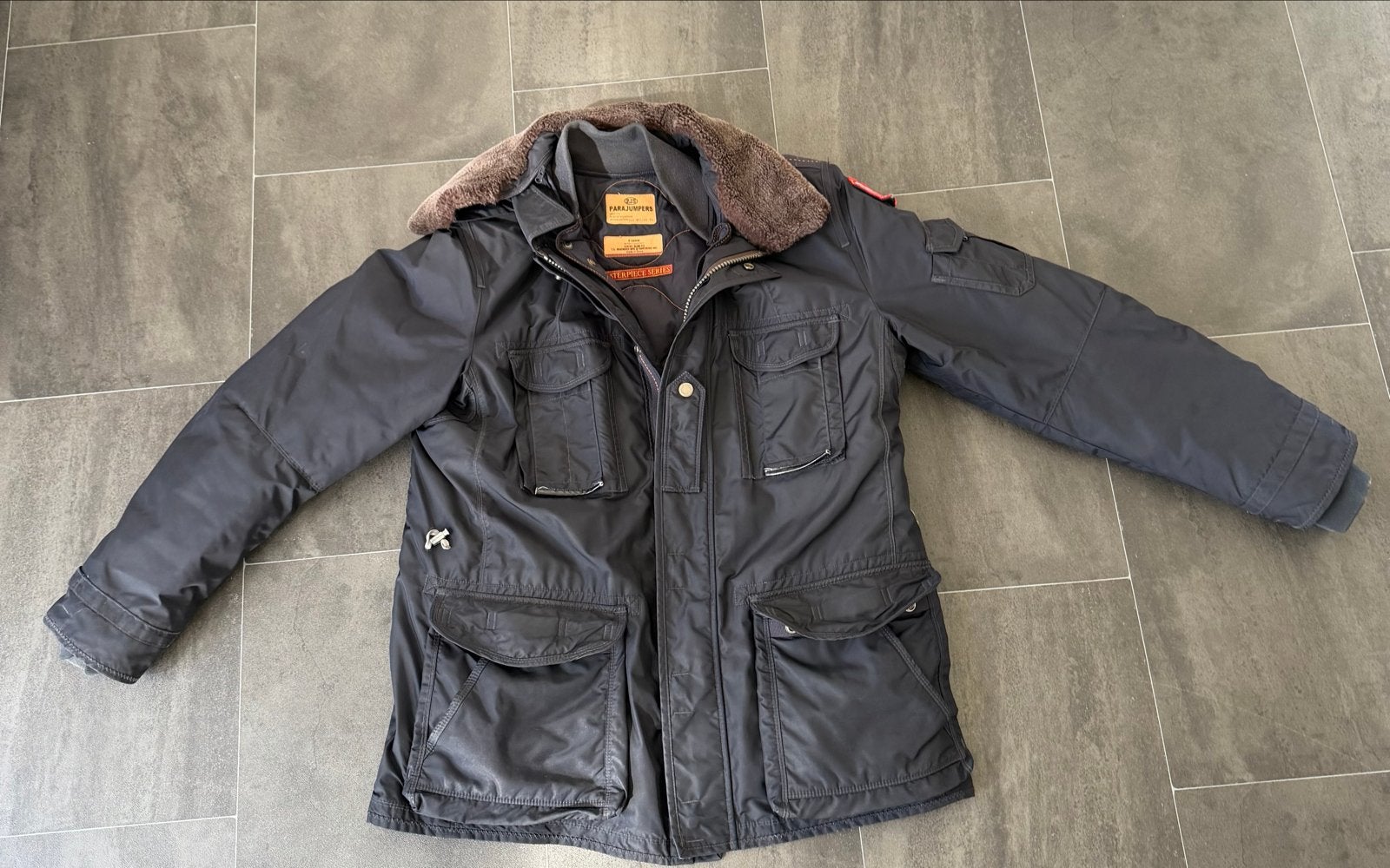 Parajumpers Masterpiece Series Winterjas - Maat XL, Kleding | Heren, Ophalen, Zo goed als nieuw, Maat 56/58 (XL), Blauw