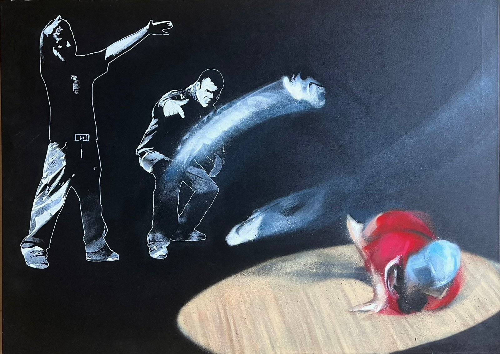 Schilderij Tasso (Jens Muller) MaClaim street art, Ophalen, Gemengde techniek