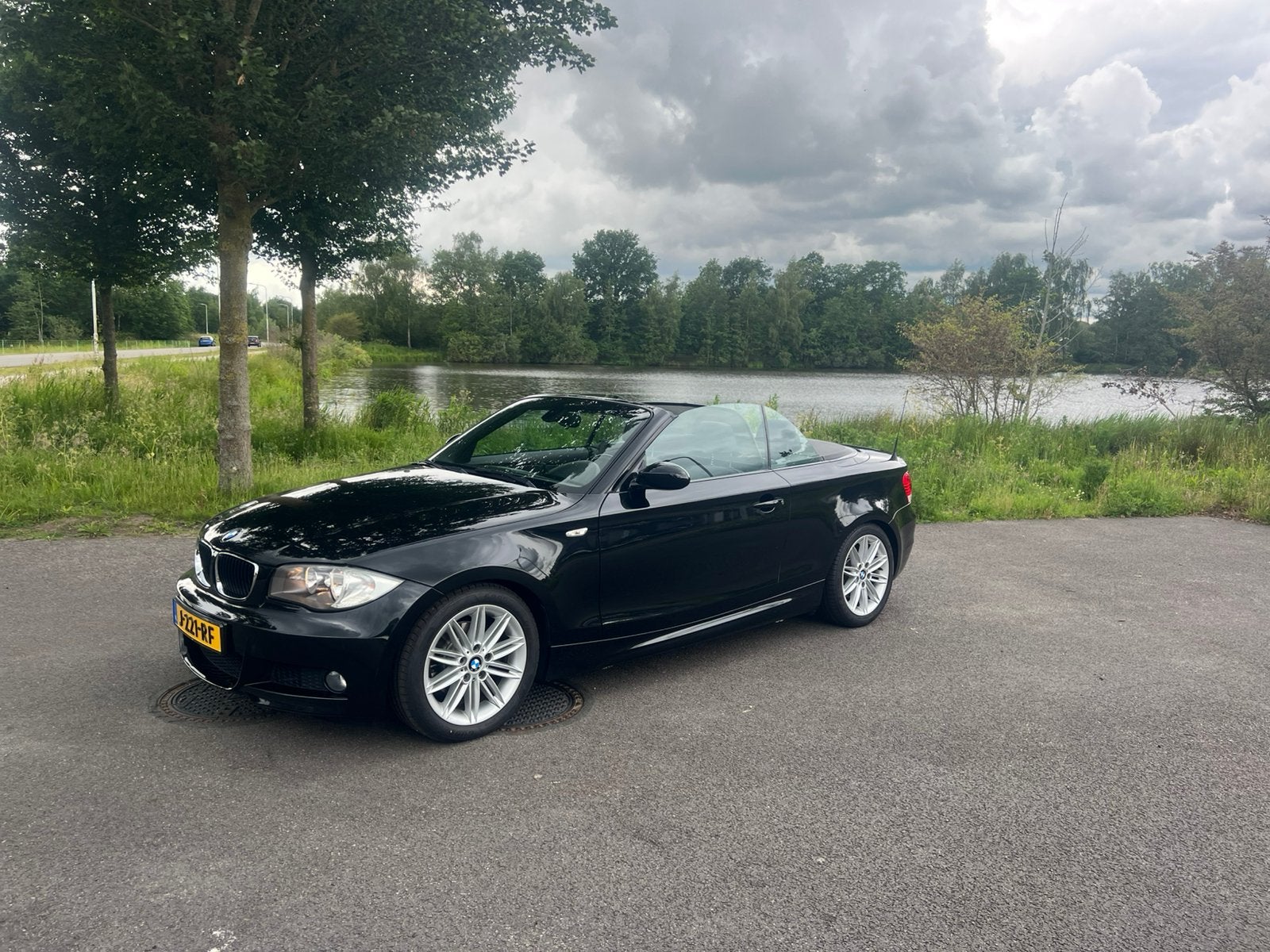 BMW 1-Serie 2.0 118I Cabrio 2008 Zwart e88, 1-Serie, 1995 cc, Cabriolet, 4 stoelen