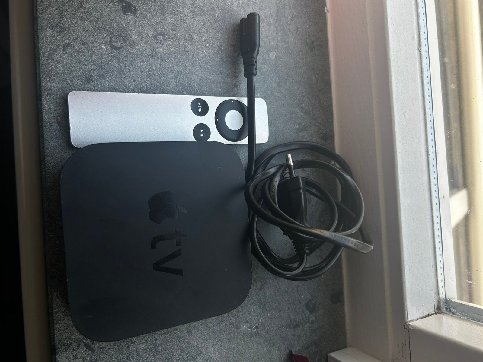 Apple TV A1469 inclusief afstandsbediening en stroomkabel, Ophalen of Verzenden, Zo goed als nieuw, HDMI, Minder dan 500 GB