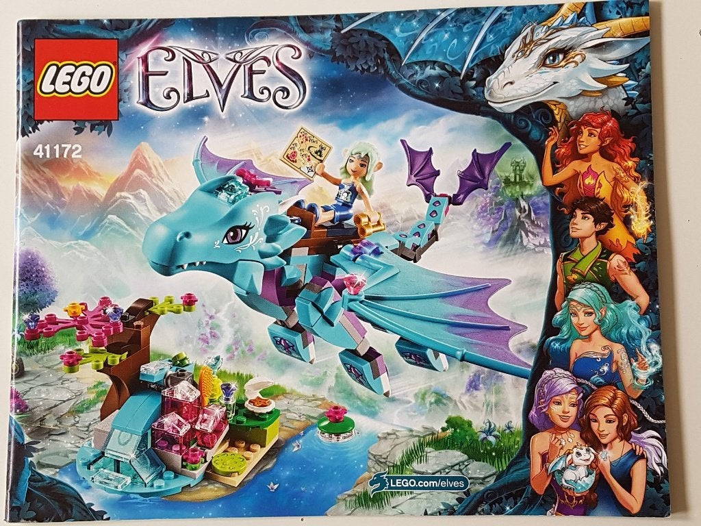 Lego Elves 41172 Het Waterdraak Avontuur, Compleet, Overige thema's, Lego, Ophalen of Verzenden