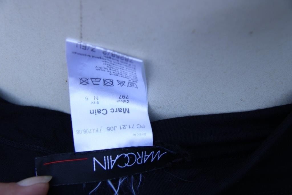 Rok zwart/ paars/ creme Marccain mt N5(L/42) vaste prijs, Zwart, Maat 42/44 (L), Ophalen of Verzenden, Zo goed als nieuw