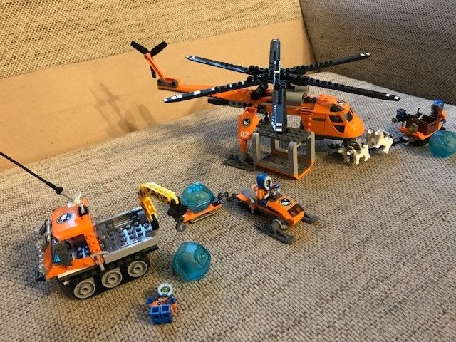 Lego City 60032, 60033 en 60034 Arctic.Arctic Sneeuwscooter,, Ophalen of Verzenden, Gebruikt