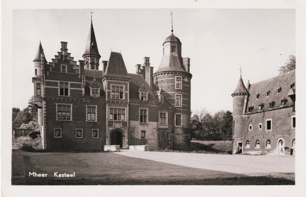 Mheer – Kasteel., Ophalen of Verzenden, 1940 tot 1960, Ongelopen, Limburg