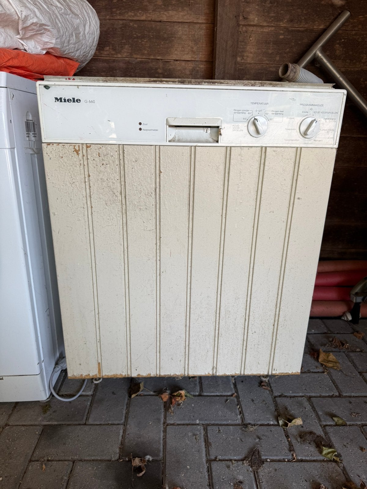 GRATIS Miele vaatwasmachine, Witgoed en Apparatuur, Vaatwasmachines, Gebruikt, Inbouw, Minder dan 85 cm, 45 tot 60 cm, Ophalen