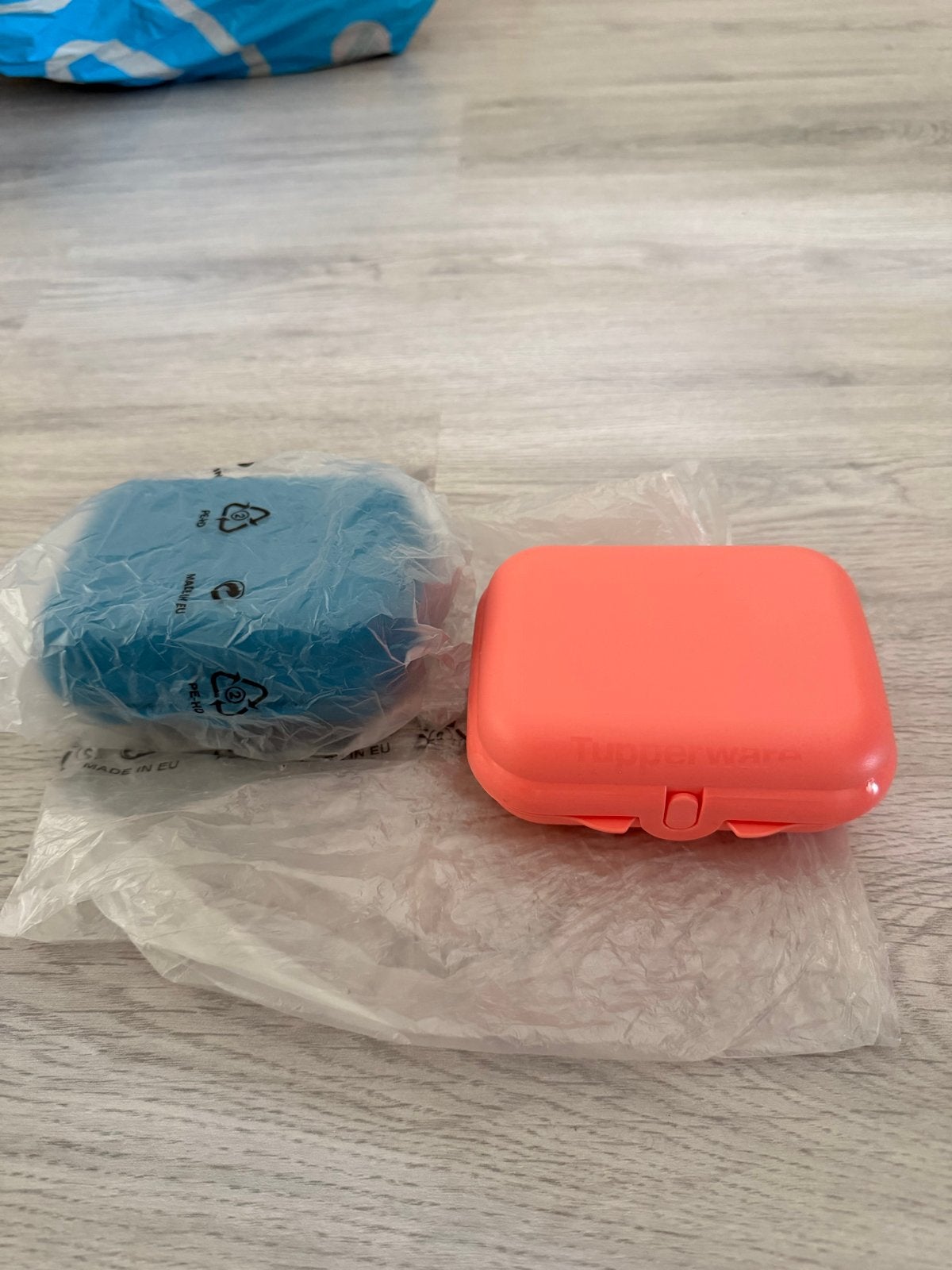 Tupperware Smartclip Set - Nieuw in verpakking, Bewaardoos, Blauw, Nieuw, Ophalen of Verzenden