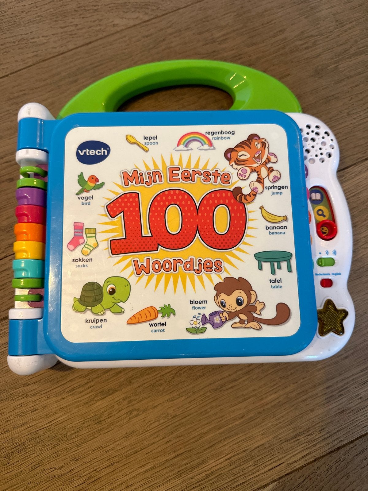 VTech Mijn Eerste 100 Woordjes - Interactief Leerboek, Ophalen of Verzenden, Zo goed als nieuw, Overige typen, Met geluid