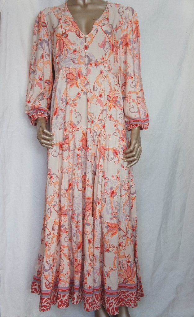 JAASE maxi jurk maat 38, Kleding | Dames, Verzenden, Zo goed als nieuw, Maat 38/40 (M), Onder de knie