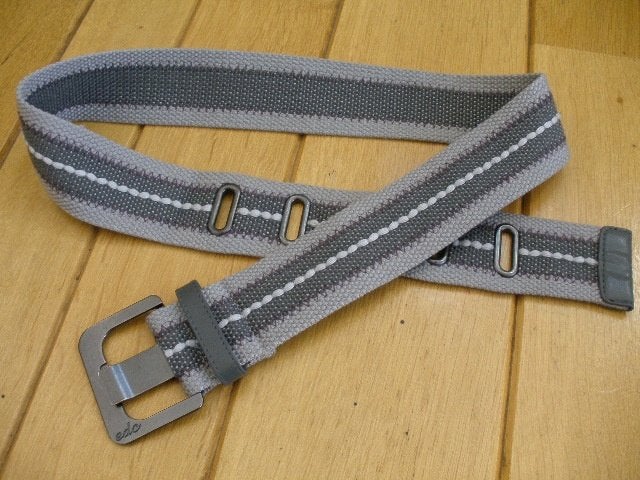 ESPRIT riem grijs canvas - nieuw -, Kleding | Dames, Overige kleuren, 100 cm of meer, Nieuw, Ophalen of Verzenden