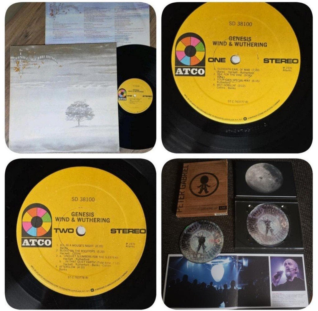Genesis - Wind & Wuthering USA 1976 + Peter Gabriel DVD VG+, Ophalen of Verzenden, Gebruikt, Overige formaten, Poprock