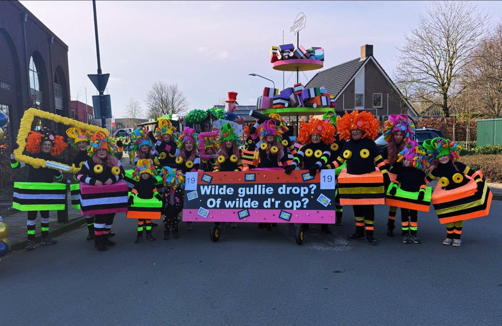 Mooie grote loopgroep carnaval Engelsedrop, Ophalen, Gebruikt, 170 of groter, Jongen of Meisje