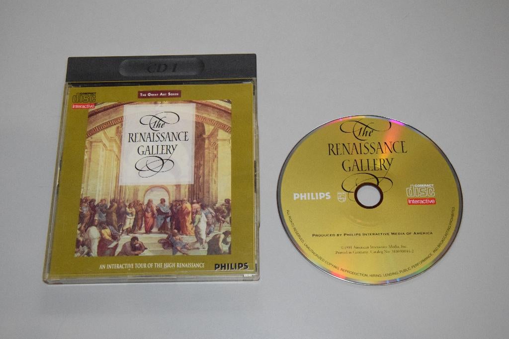 Philips CDi / CD-i : The Renaissance Gallery, Puzzel en Educatief, 1 speler, Ophalen of Verzenden, Zo goed als nieuw