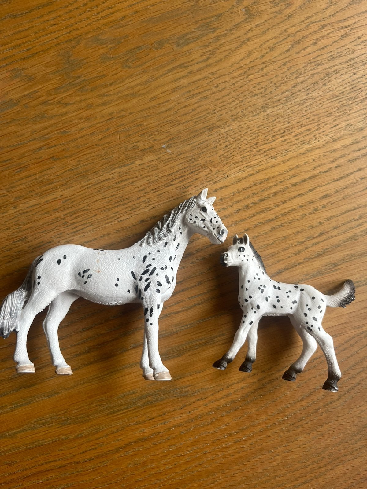 Schleich merrie met veulen, Ophalen of Verzenden, Gebruikt