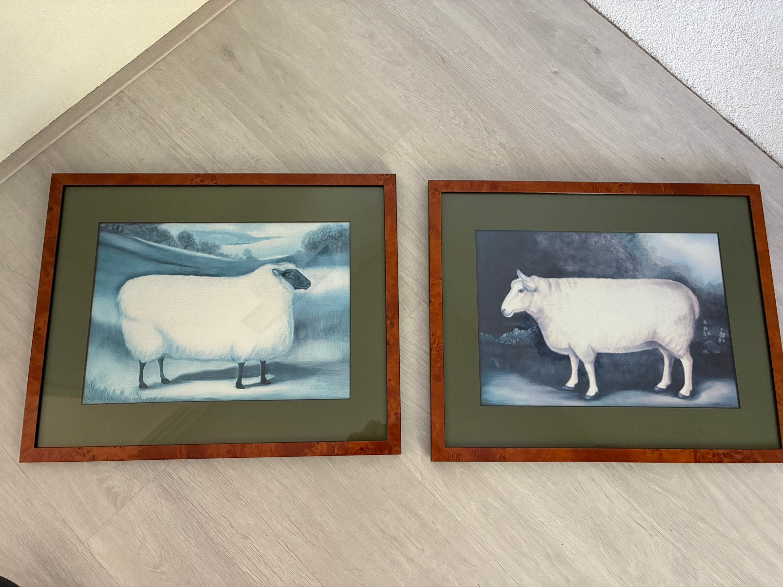 Schilderij schapen, Ophalen of Verzenden, Overige stijlen, Dieren