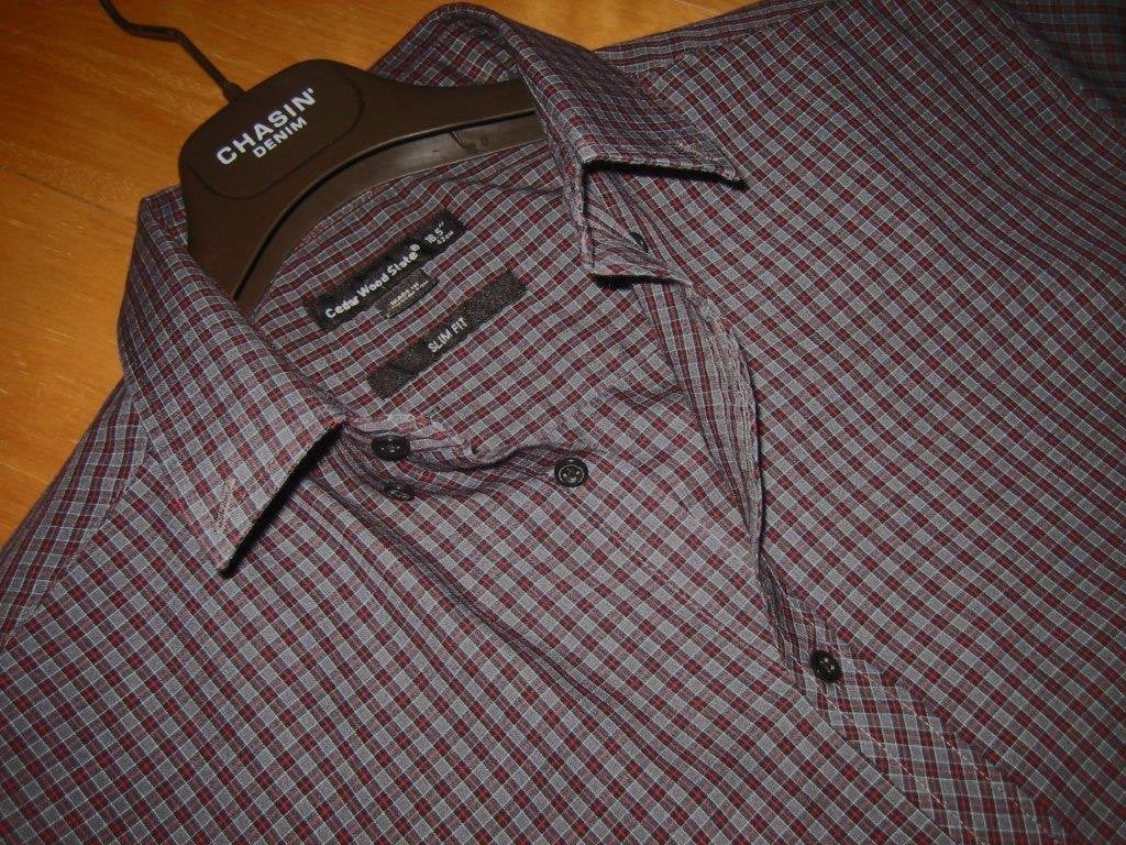 Zeer mooi grijs-rood geruit overhemd CEDAR WOOD 42 snazzeys, Kleding | Heren, Overhemden, Cedar Wood State, Nieuw, Halswijdte 41/42 (L)
