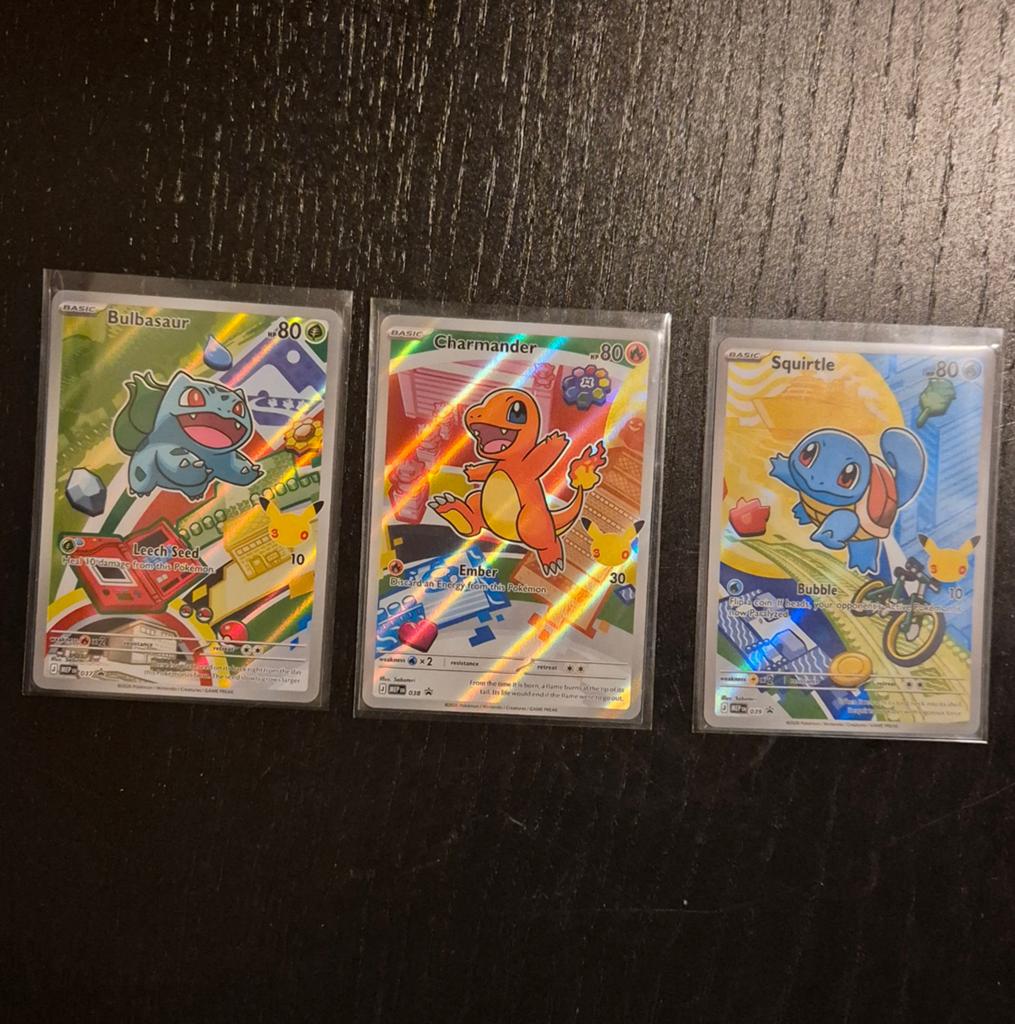 Pokemon First partner gen 1 set, Hobby en Vrije tijd, Verzamelkaartspellen | Pokémon, Ophalen of Verzenden, Nieuw, Meerdere kaarten