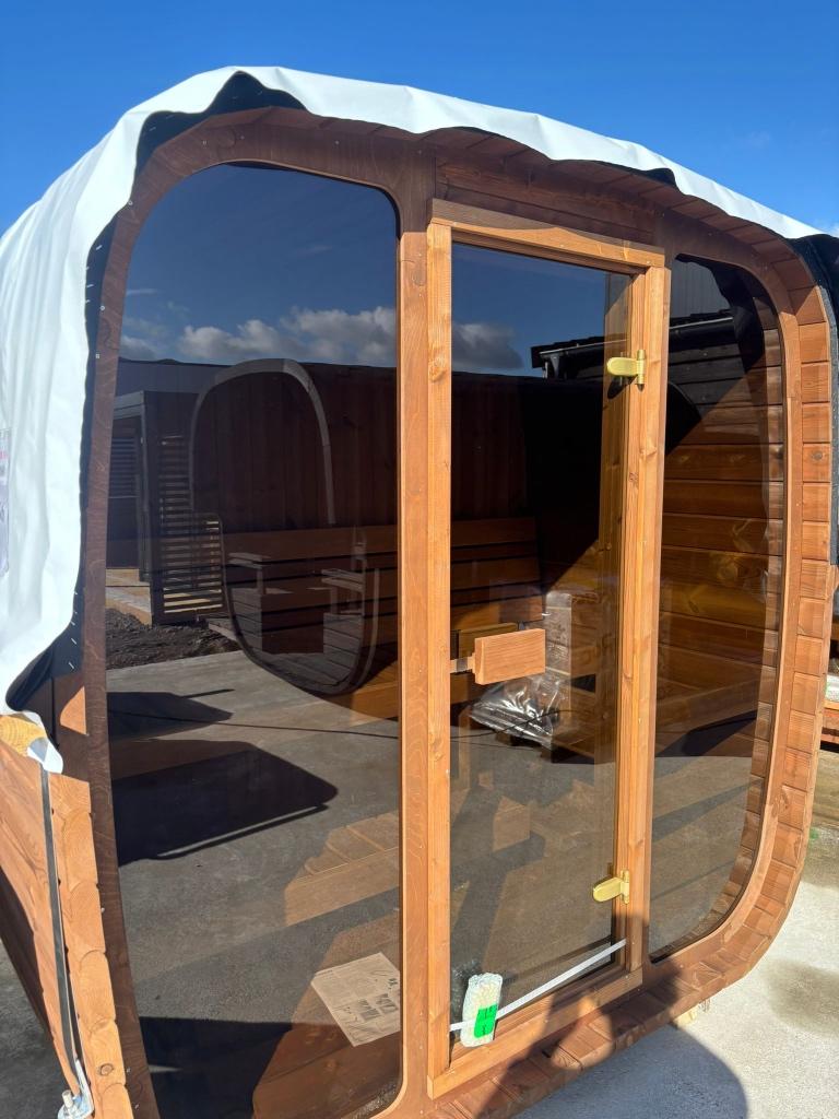 Design Barrelsauna 125 cm I Thermohout I Direct beschikbaar, Ophalen, 8431 NA, Buurstede 17, Wellness4Fun, Fins of Traditioneel