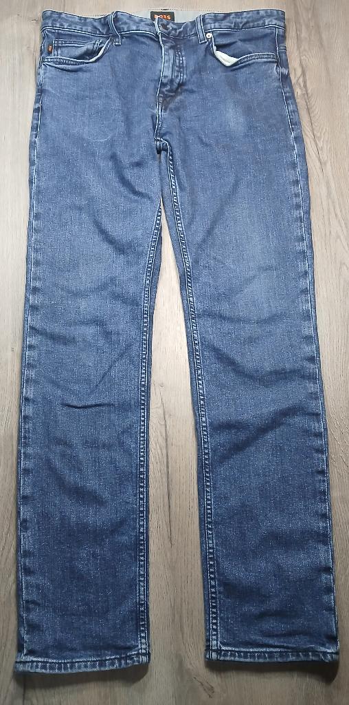 Hugo Boss, Kleding | Heren, Spijkerbroeken en Jeans, Blauw, Ophalen of Verzenden, W33 - W34 (confectie 48/50), Gedragen