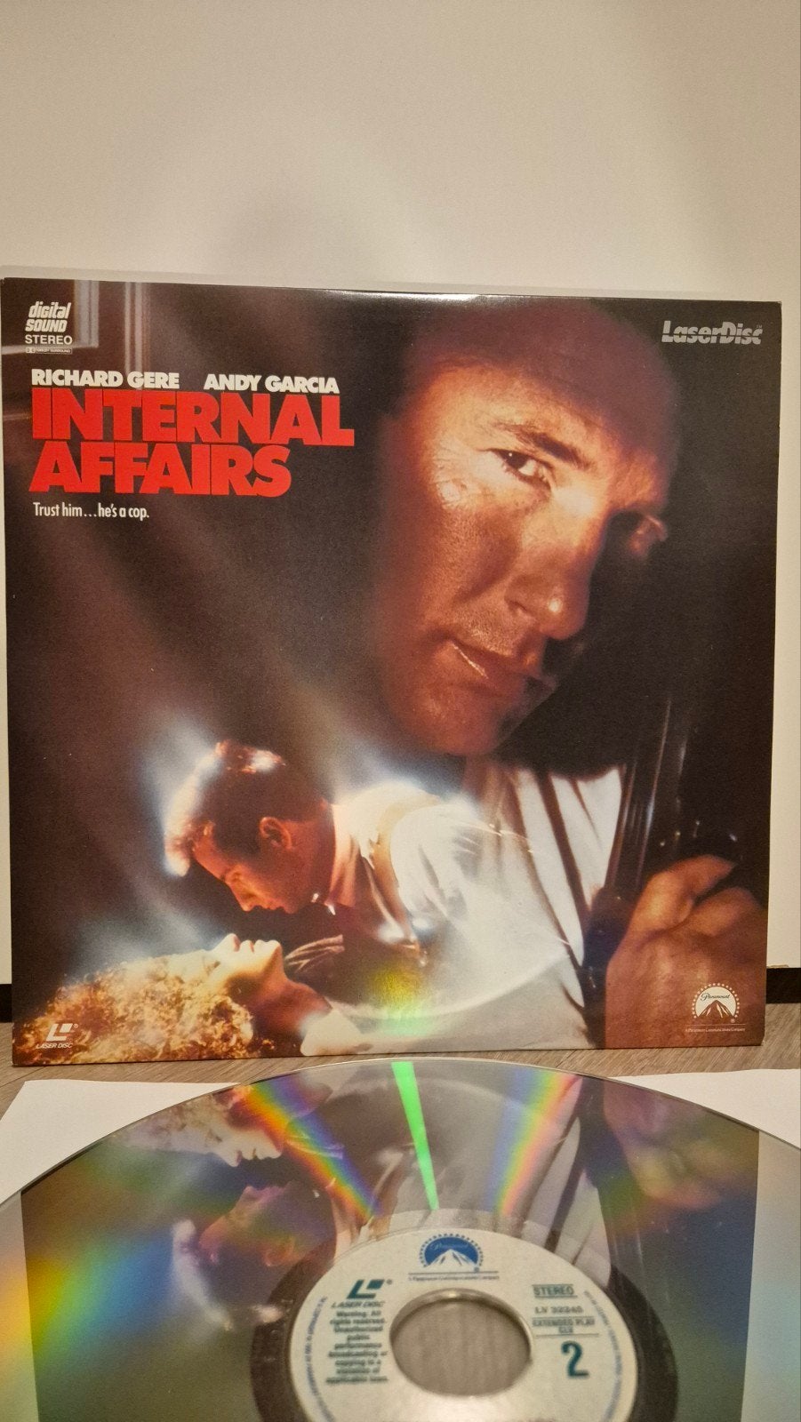 Internal Affairs Laserdisc, LP, Film en Theater, Ophalen of Verzenden, Zo goed als nieuw